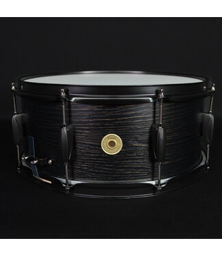 Tama Tama Woodworks 14" x 6.5", 8-Ply Wood Snare, Black Oak Wrap