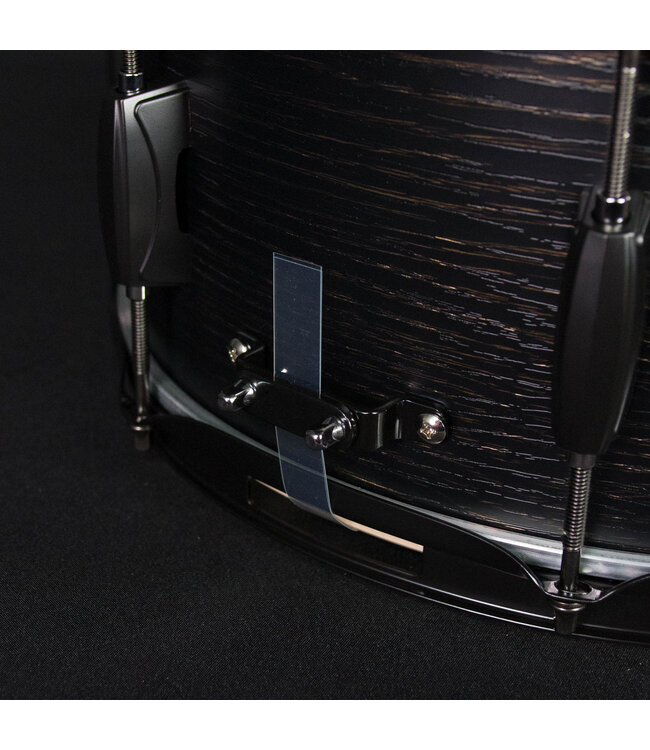 Tama Woodworks 14" x 6.5", 8-Ply Wood Snare, Black Oak Wrap