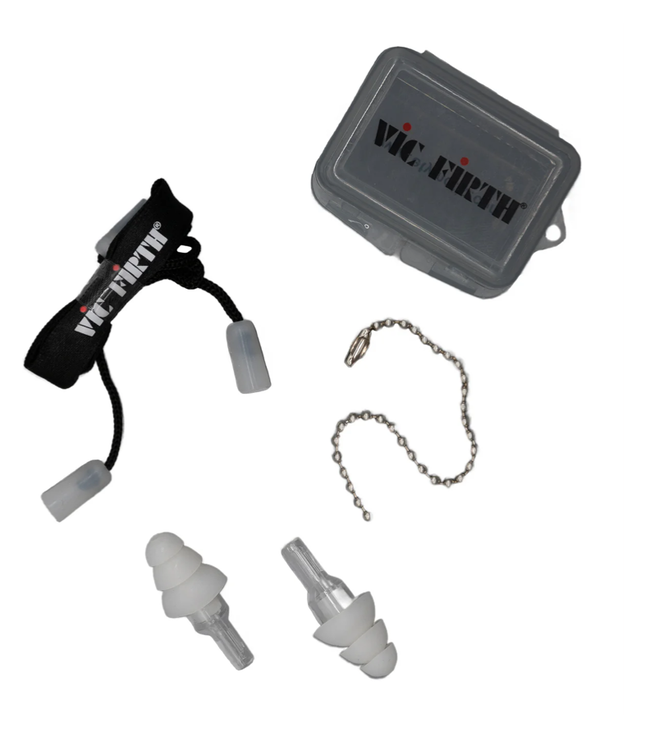 Vic Firth White HiFi Earplugs V2, Large