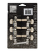 Ping P2621 Nickel Lyra Plate Classic Machine Heads, Plastic Oblong Button