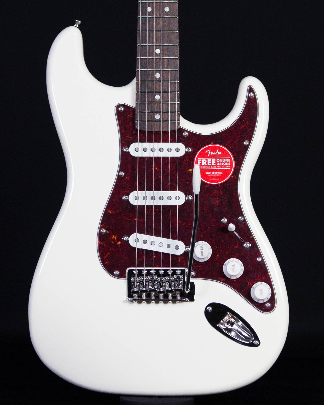 Squier Classic Vibe '70s Stratocaster®, Laurel Fingerboard, Olympic White - Sims Music Squier Classic Vibe '70s Stratocaster®, Laurel Fingerboard, Olympic White - Sims Music