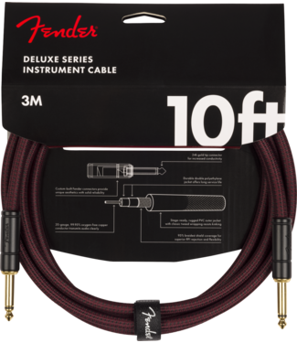 Fender Fender Limited Edition Deluxe Series Tweed Cable, Oxblood - 10 Foot
