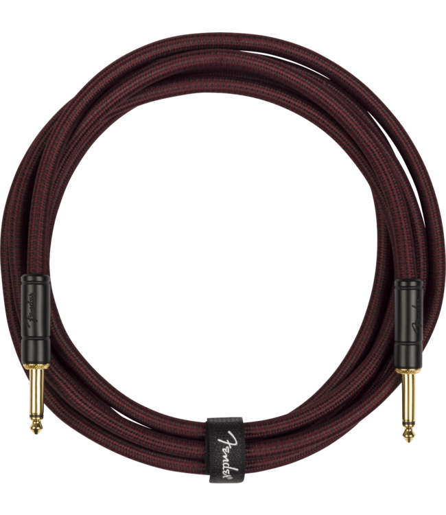 Fender Limited Edition Deluxe Series Tweed Cable, Oxblood - 10 Foot