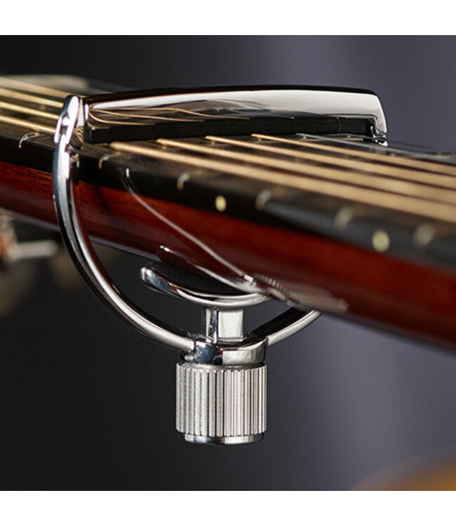 G7th Heritage Series 6 String Standard Spacing Capo, Chrome