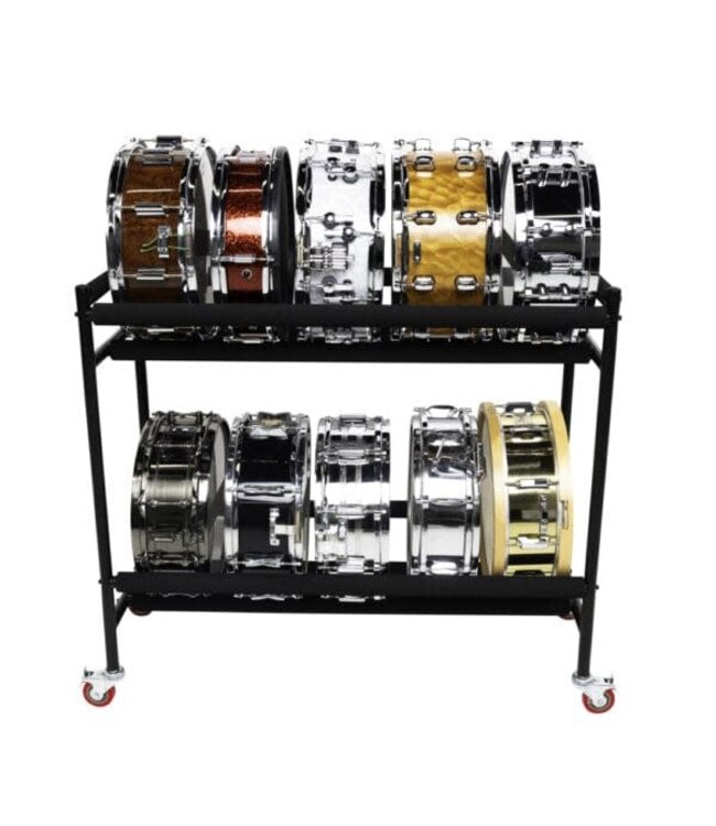 Gator Frameworks Two-Tier Snare Rack with Locking Casters
