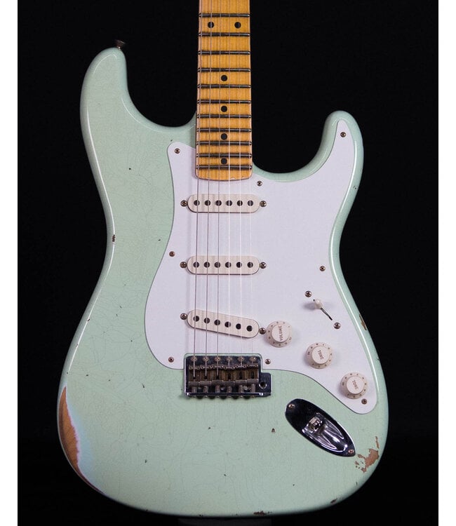 Fender Fender Custom Shop '58 Stratocaster Relic, Super Faded Aged Surf Green