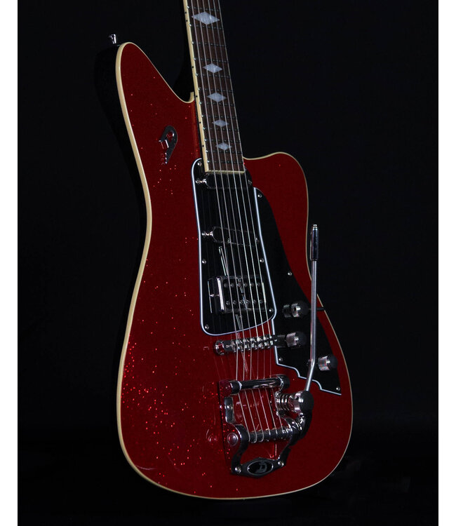 Duesenberg Paloma Electric Guitar, Red Sparkle