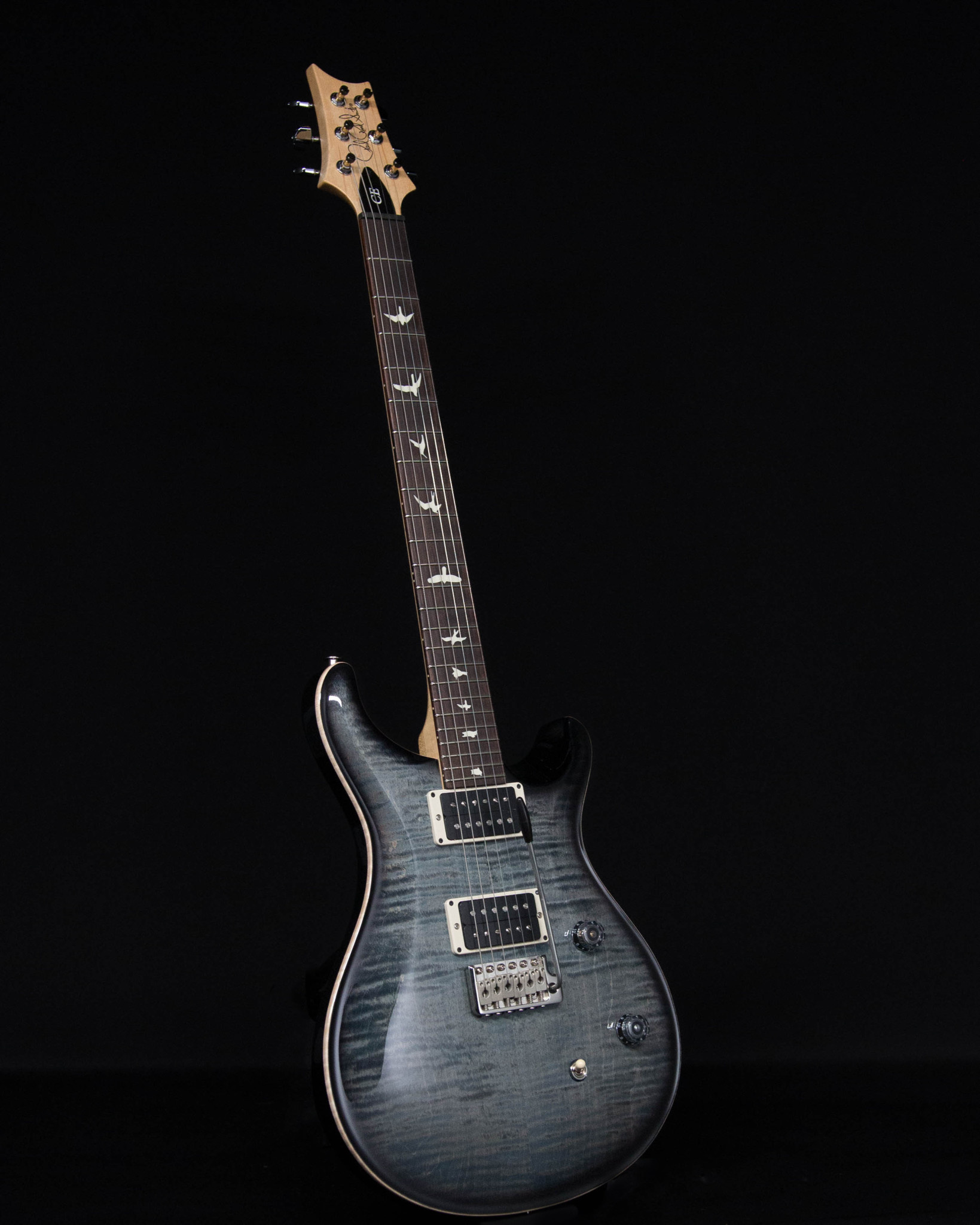 PRS Guitars USA CE24 KN - Black Top with Natural Back 112784