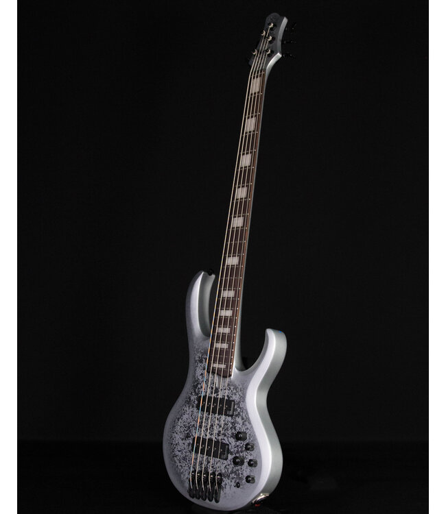 Ibanez Limited BTB25TH5 5-String Bass, Silver Blizzard Matte