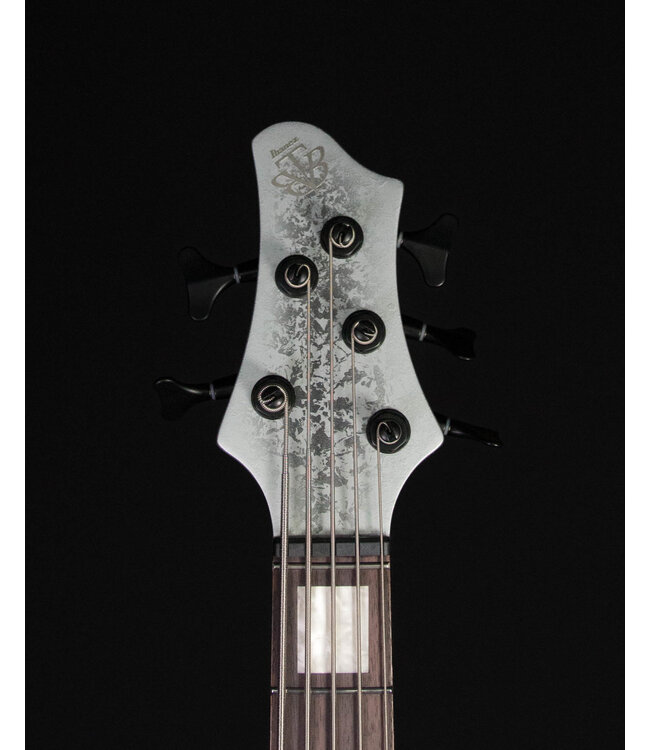 Ibanez Limited BTB25TH5 5-String Bass, Silver Blizzard Matte