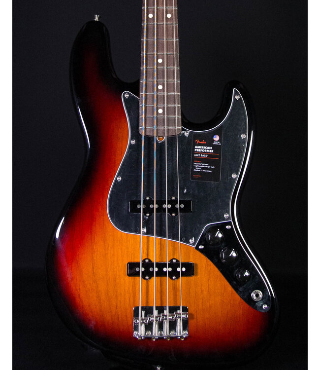 Fender Fender American Performer Jazz Bass, Rosewood FB, 3-Color Sunburst