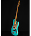 Squier Squier 40th Anniversary Jazz Bass, Vintage Edition, Maple FB, Gold Anodized Pickguard, Satin Seafoam Green