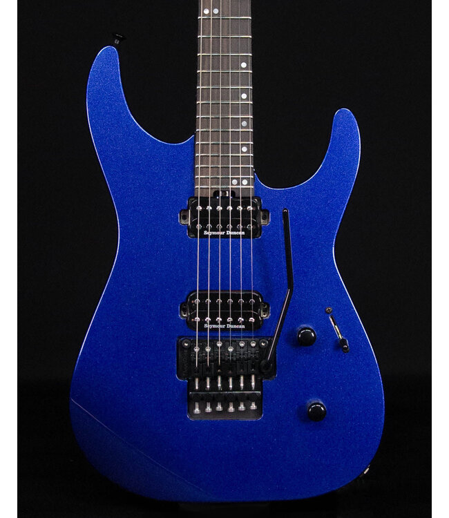 Jackson American Series Virtuoso, Streaked Ebony FB, Mystic Blue