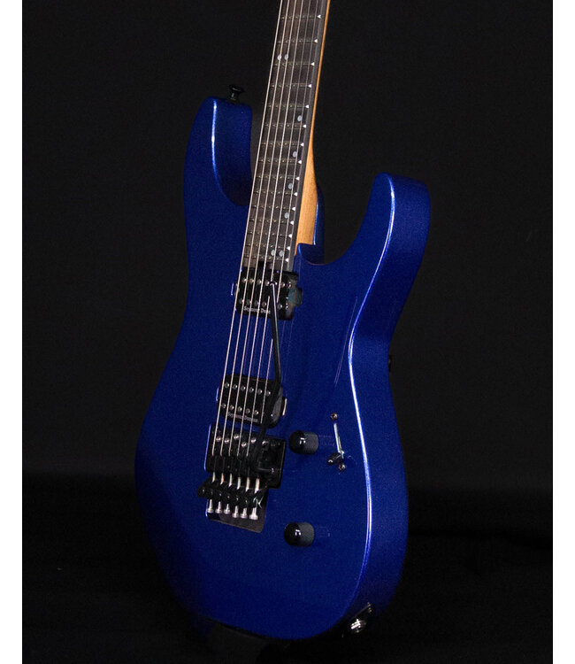 Jackson American Series Virtuoso, Streaked Ebony FB, Mystic Blue