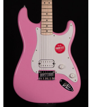 Squier Squier Sonic Stratocaster HT H, Maple FB, Flash Pink