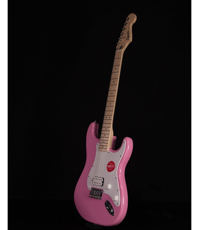 Squier Sonic Stratocaster HT H, Maple FB, Flash Pink