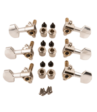 PRS PRS Phase III Locking Tuners, Nickel (Set of 6)