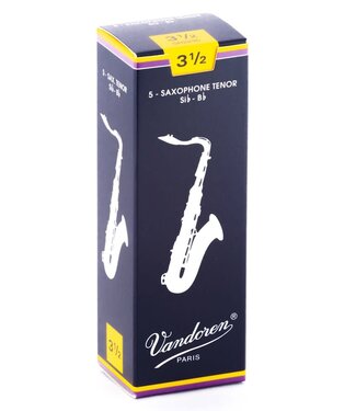 Vandoren Vandoren Traditional Tenor Sax #3.5 Reed - 5ct Box