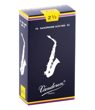 Vandoren Vandoren Traditional Alto Sax #2.5 Reed - 10ct Box