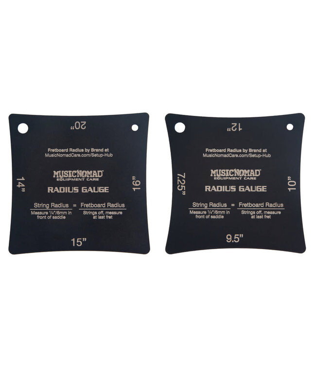 Music Nomad Precision Radius Gauge Set, 2-Pack
