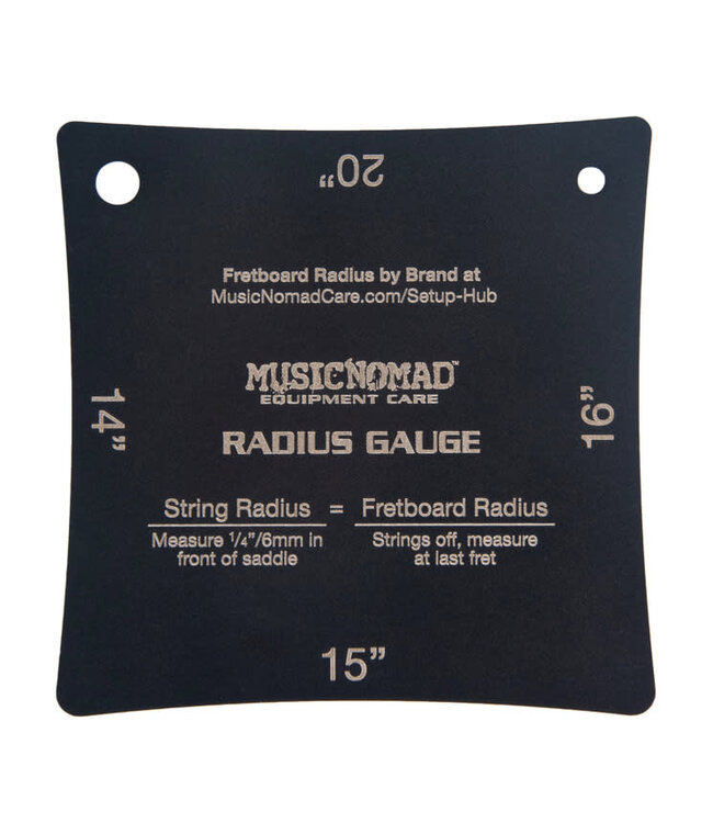 Music Nomad Precision Radius Gauge Set, 2-Pack