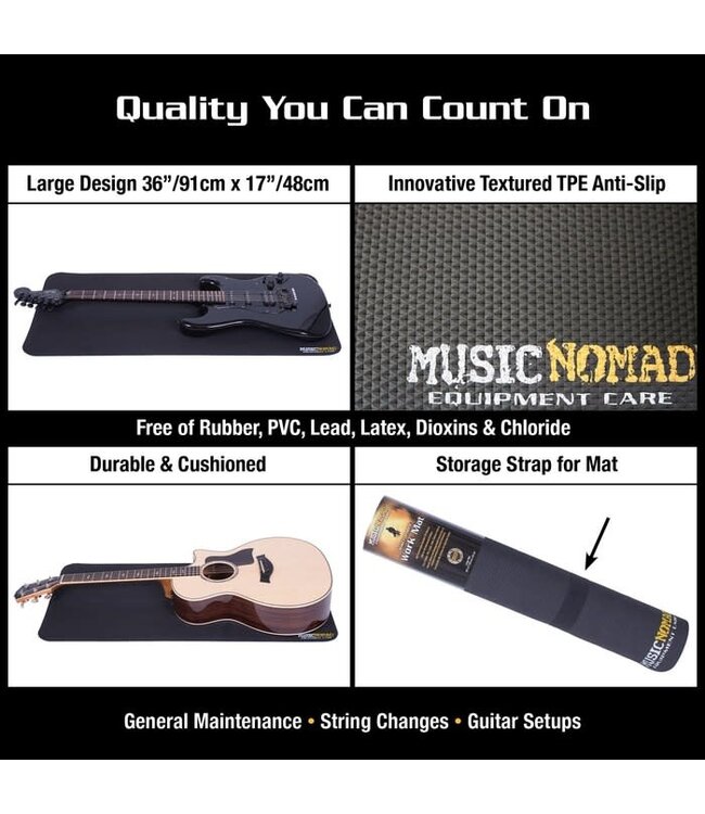 Music Nomad Premium Instrument Work Mat