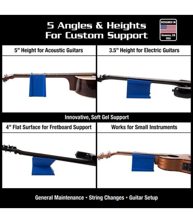 Music Nomad Premium Workstation, Cradle Cube & Work Mat Combo