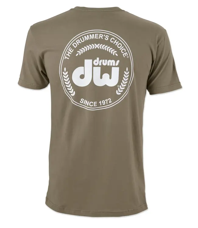 DW Drummer's Choice Short Sleeve T-Shirt, Olive, XL