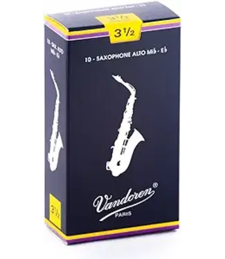 Vandoren Vandoren Traditional Alto Sax #3.5 Reed, 10box