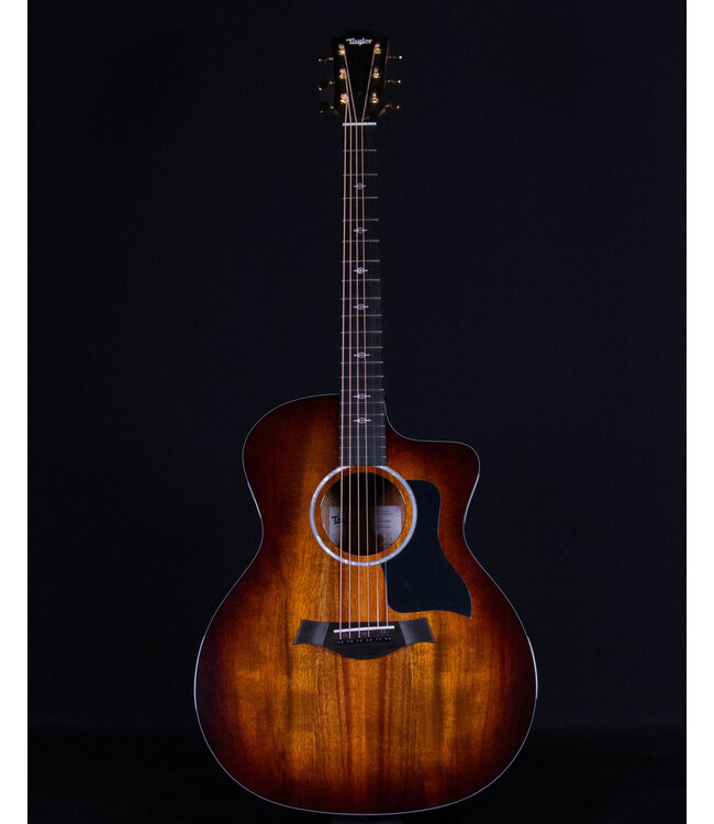 Taylor 224ce Deluxe, Shaded Edgeburst with Koa Back and Sides