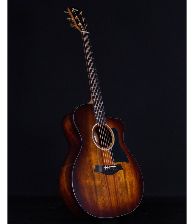 Taylor 224ce Deluxe, Shaded Edgeburst with Koa Back and Sides
