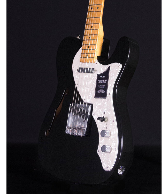 Fender  Vintera II 60s Telecaster Thinline, Maple FB, Black