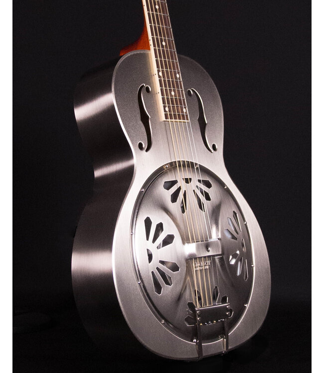Gretsh G9221 BobtailTM Round-Neck Acoustic / Electric Steel Body Resonator Guitar