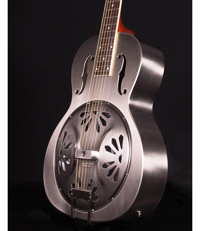 Gretsh G9221 BobtailTM Round-Neck Acoustic / Electric Steel Body Resonator Guitar