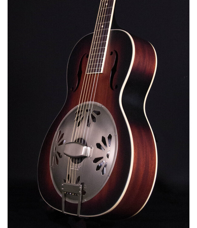 Gretsch G9240 Alligator Round-Neck Mahogany Body Biscuit Cone Resonator Guitar 2-Color Sunburst