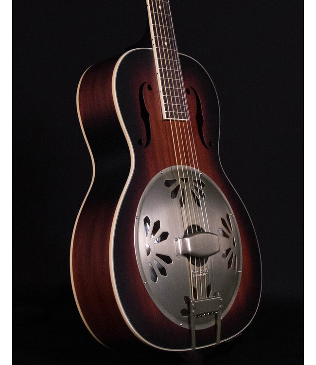 Gretsch G9240 Alligator Round-Neck Mahogany Body Biscuit Cone Resonator Guitar 2-Color Sunburst