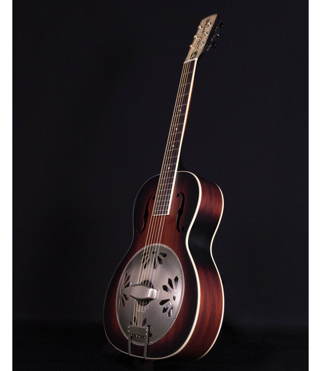 Gretsch G9240 Alligator Round-Neck Mahogany Body Biscuit Cone Resonator Guitar 2-Color Sunburst