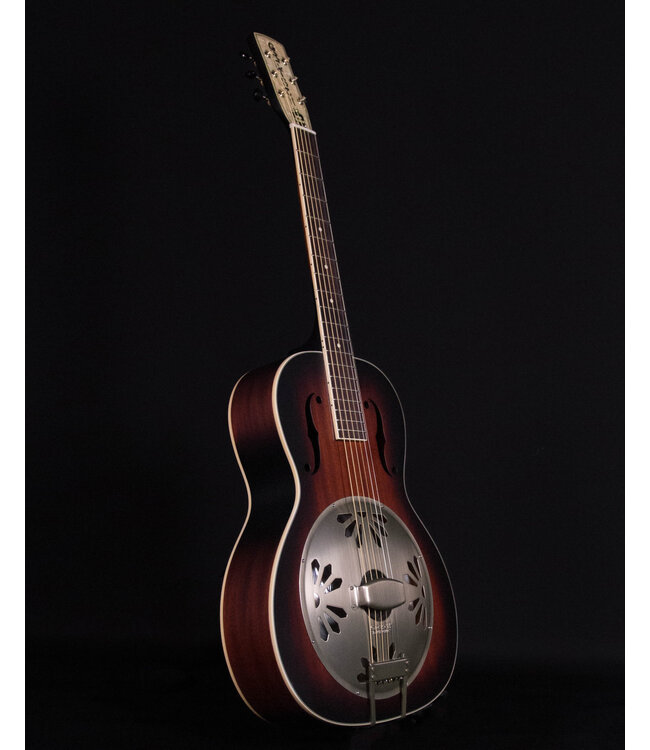 Gretsch G9240 Alligator Round-Neck Mahogany Body Biscuit Cone Resonator Guitar 2-Color Sunburst