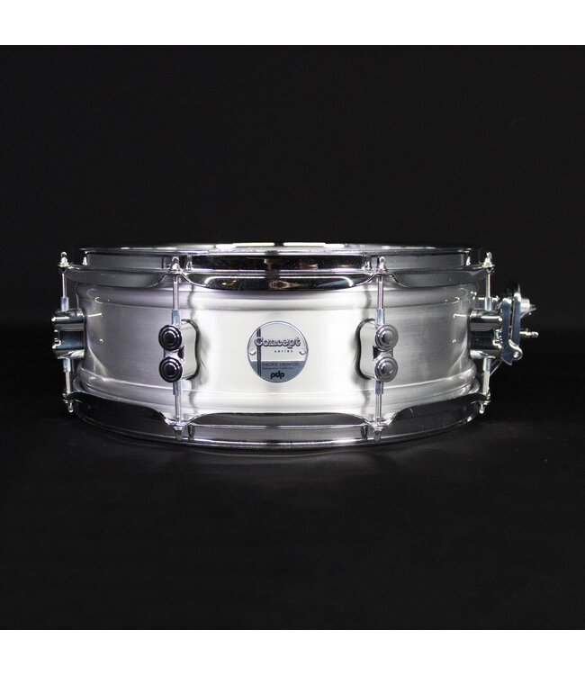 PDP 5" x 14" 1.2mm Natural Satin Brushed Aluminum w/ Chrome Hardware