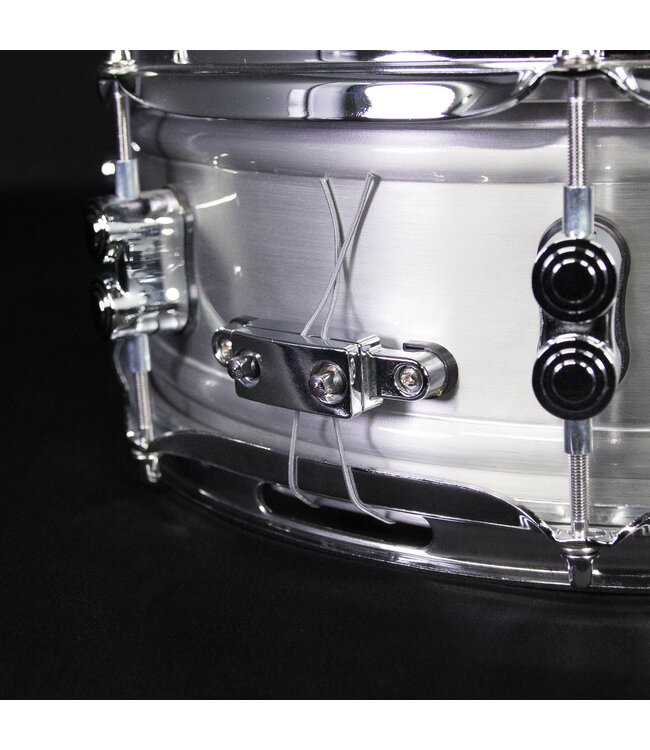 PDP 5" x 14" 1.2mm Natural Satin Brushed Aluminum w/ Chrome Hardware