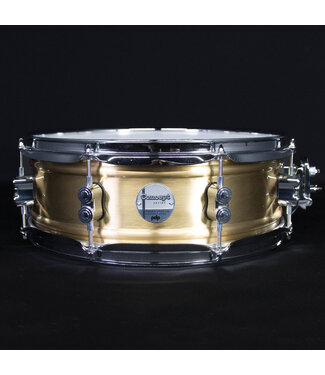 PDP PDP 5" x 14" 1.2mm Natural Satin Brushed Brass w/ Chrome Hardware
