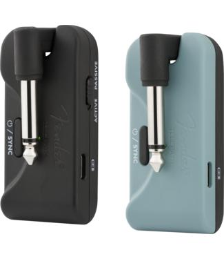 Fender Fender Telepath Wireless System, Mystic Ice Blue and Black