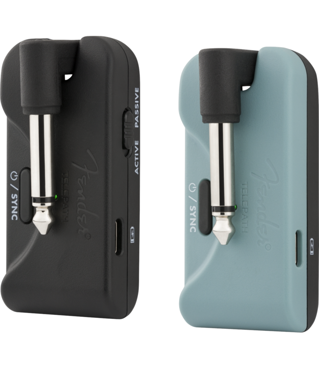 Fender Telepath Wireless System, Mystic Ice Blue and Black