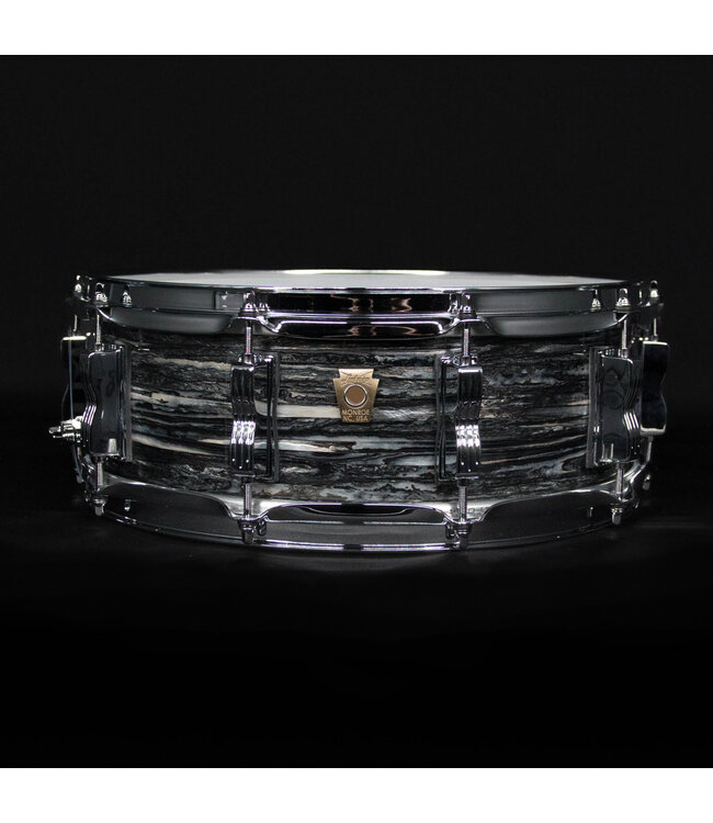 Ludwig 5" x 14" Classic Maple Snare Drum, Vintage Black Oystyer