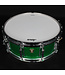 Ludwig 5" x 14" Classic Maple Snare Drum, Green Sparkle