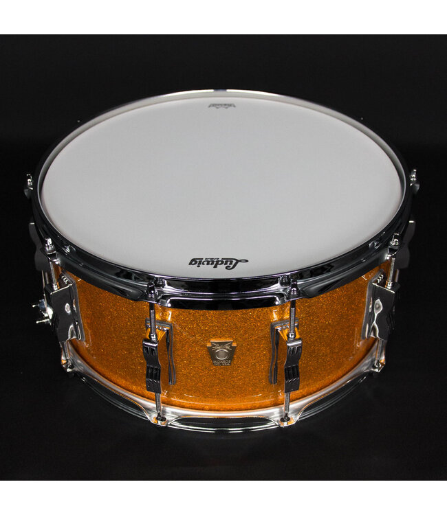 Ludwig 6.5" x 14" Classic Maple Snare Drum, Gold Sparkle