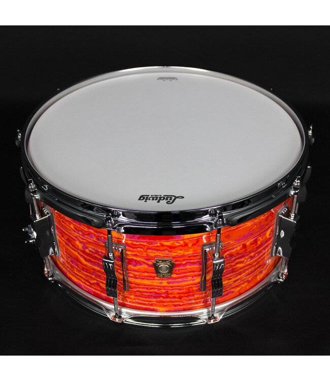 Ludwig 6.5" x 14" Classic Maple Snare Drum, Mod Orange