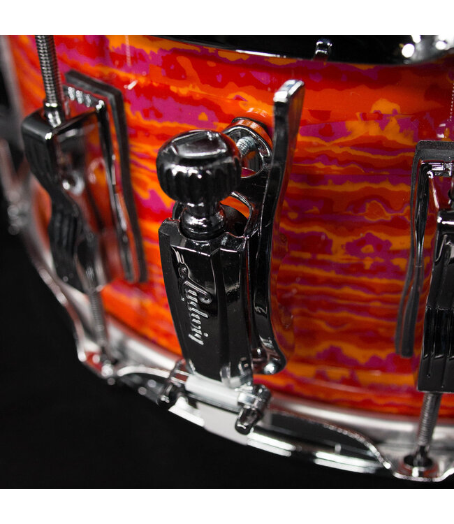 Ludwig 6.5" x 14" Classic Maple Snare Drum, Mod Orange