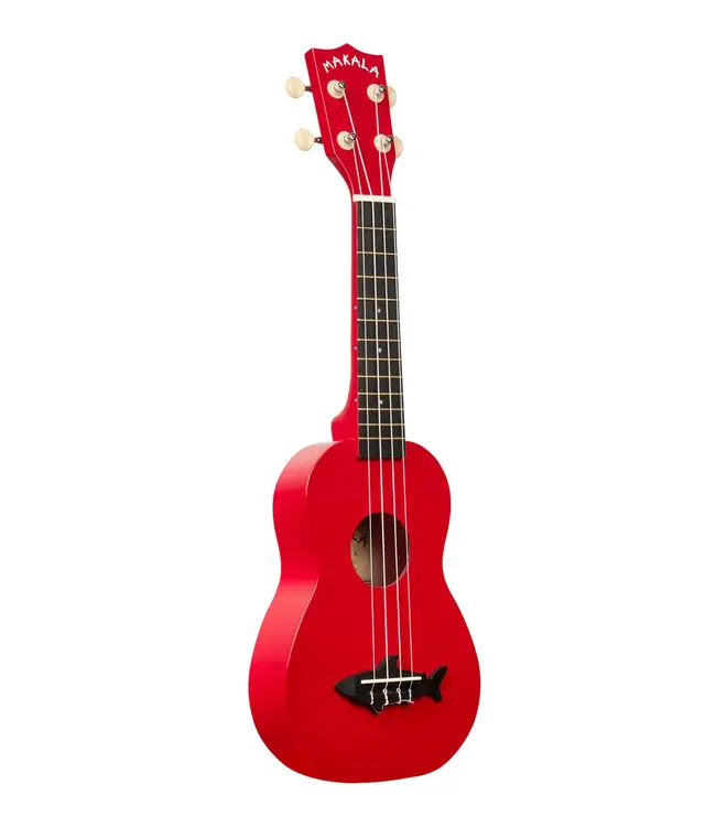 Kala Kala Makala Soprano Shark Series Ukulele, Red