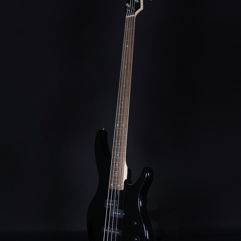 Yamaha TRBX174 BL 4-String Bass, Black - Sims Music